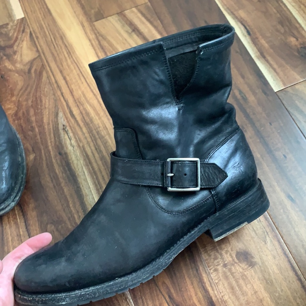 Frye Natalie Boot, Short ankle boot, black, sz 10